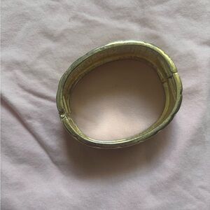 Chic Gold-Tone Colored Bangle